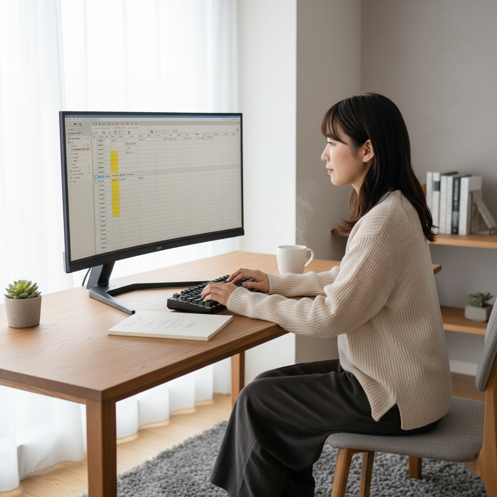 【私にもできた！キーボード初挑戦の私が、在宅データ入力の道へ飛び込んだ日】