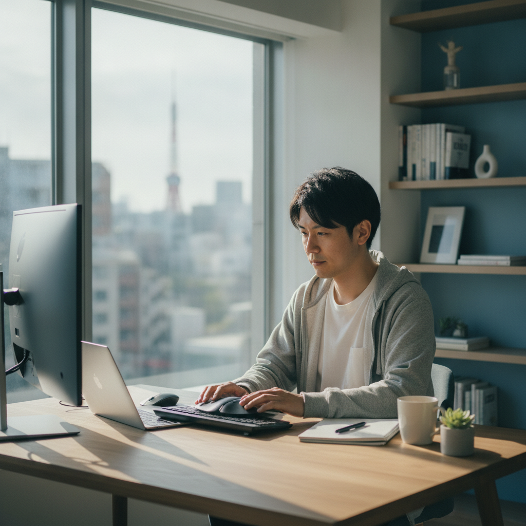 未経験から始めるPC入力副業！渋谷在住の僕が語る、効率よく稼ぐための環境と準備